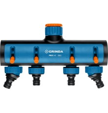 GRINDA TS-4, 3/4″ - 1″, четырехканальный, с внутренней резьбой, поливочные распределители, PROLine (8-426313)