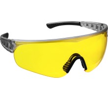 STAYER HERCULES, открытого типа, жёлтые, широкое моностекло, защитные очки, Professional (2-110435)