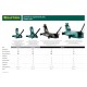 KRAFTOOL 3,5т, 95-552 мм, домкрат гидравлический подкатной Universal 43454-3.5
