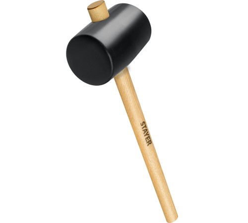 STAYER 900 г, киянка резиновая черная с деревянной ручкой 20505-90 Master STAYER 900 г, киянка резиновая черная с деревянной ручкой 20505-90 Master