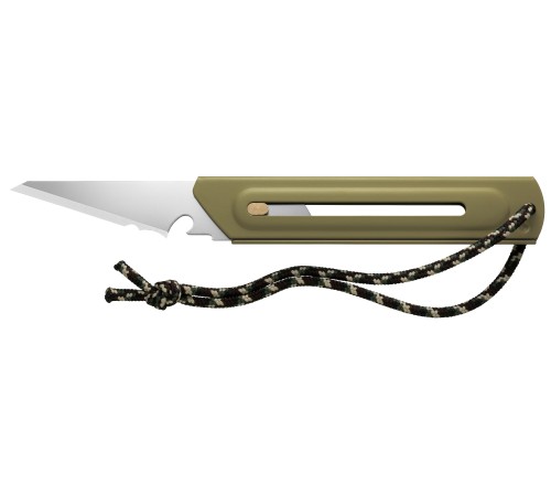 OLFA WORKS BK1 BUSHCRAFT KNIFE многоцелевой нож со сменным лезвием (OW-BK1-OD) OLFA WORKS BK1 BUSHCRAFT KNIFE многоцелевой нож со сменным лезвием (OW-BK1-OD)