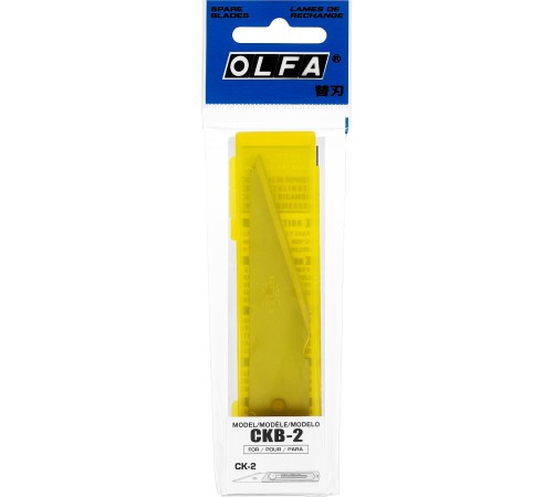 OLFA 20 мм, лезвие для ножа (арт. OL-CK-2) OL-CKB-2