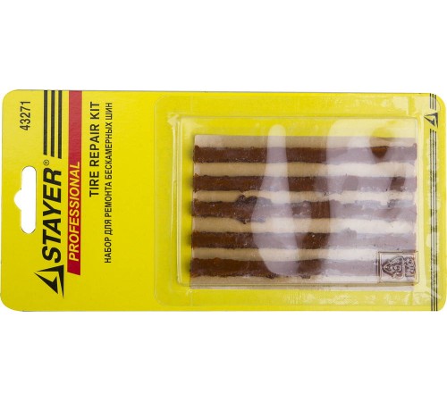 STAYER 5 шт., жгуты для ремонта бескамерных шин 43271