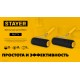 STAYER PUTTY 80 мм, 180 мм, 8 мм ручка, ролик для шпатлевки, PROFESSIONAL (02642-18)