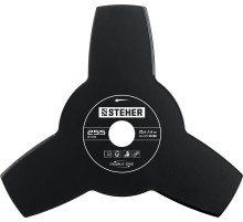 STEHER TB-3, 255 мм, 3T, нож для триммера (75130) STEHER TB-3, 255 мм, 3T, нож для триммера (75130)