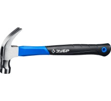 ЗУБР 450 г, столярный молоток-гвоздодёр, Профессионал (20356-450)