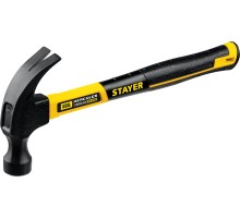 STAYER Fiberglass, 680 г, с фиберглассовой рукояткой, столярный молоток-гвоздодёр, Professional (2026) STAYER Fiberglass, 680 г, с фиберглассовой рукояткой, столярный молоток-гвоздодёр, Professional (2026)
