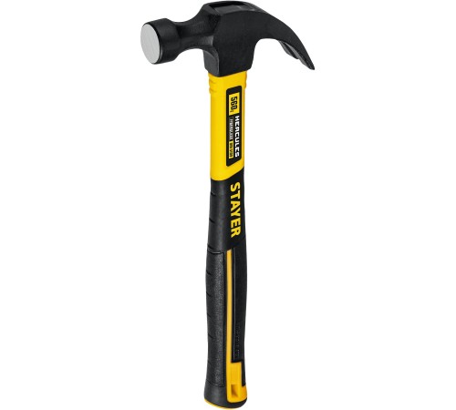 STAYER 560 г, молоток-гвоздодер с фиберглассовой рукояткой Hercules 2026-560_z02 STAYER 560 г, молоток-гвоздодер с фиберглассовой рукояткой Hercules 2026-560_z02