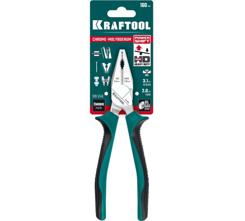 KRAFTOOL 160 мм, плоскогубцы комбинированные EXTREM 22011-1-16_z01 KRAFTOOL 160 мм, плоскогубцы комбинированные EXTREM 22011-1-16_z01