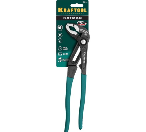 KRAFTOOL 250 мм, клещи переставные с фиксатором 22353-25 KRAFTOOL 250 мм, клещи переставные с фиксатором 22353-25