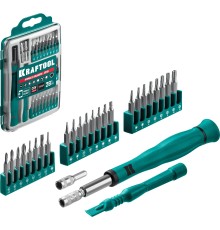 KRAFTOOL Precision-28, 28 предм., отвертка для точных работ (25677) KRAFTOOL Precision-28, 28 предм., отвертка для точных работ (25677)