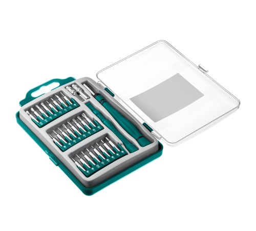 KRAFTOOL 28 предметов, отвёртка для точных работ со сменными битами X-Electronics 25677 KRAFTOOL 28 предметов, отвёртка для точных работ со сменными битами X-Electronics 25677