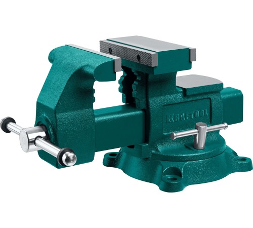 KRAFTOOL Reversible 165 мм, расход 324 мм, Слесарные тиски (32705-165) KRAFTOOL Reversible 165 мм, расход 324 мм, Слесарные тиски (32705-165)