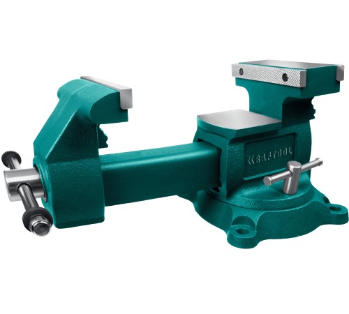 KRAFTOOL Reversible 165 мм, расход 324 мм, Слесарные тиски (32705-165) KRAFTOOL Reversible 165 мм, расход 324 мм, Слесарные тиски (32705-165)