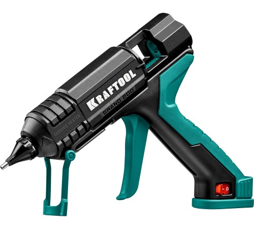 KRAFTOOL Grand 200, d 11 - 12 мм, 25 г/мин, электрический термоклеевой пистолет (06839) KRAFTOOL Grand 200, d 11 - 12 мм, 25 г/мин, электрический термоклеевой пистолет (06839)