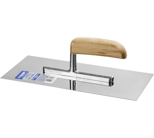 ЗУБР 130x280 мм, нержавеющая, деревянная рукоятка, гладилка штукатурная 0806_z01 Профессионал