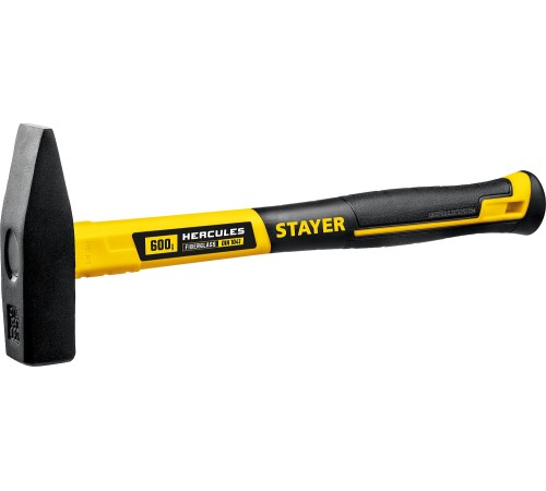 STAYER 600 г, с фиберглассовой рукояткой, молоток слесарный 20050-06_z02 STAYER 600 г, с фиберглассовой рукояткой, молоток слесарный 20050-06_z02