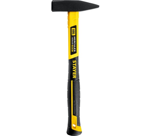 STAYER 600 г, с фиберглассовой рукояткой, молоток слесарный 20050-06_z02 STAYER 600 г, с фиберглассовой рукояткой, молоток слесарный 20050-06_z02