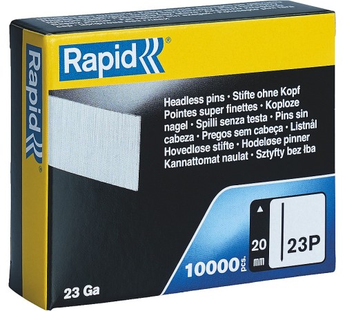 RAPID тип 23P, 20 мм, 10000 шт, закаленные, гвозди супертвердые 5001359 RAPID тип 23P, 20 мм, 10000 шт, закаленные, гвозди супертвердые 5001359