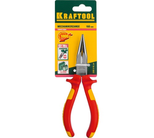 KRAFTOOL 160 мм, Cr-Mo, тонкогубцы ProFI 2202-3-16_z01 KRAFTOOL 160 мм, Cr-Mo, тонкогубцы ProFI 2202-3-16_z01