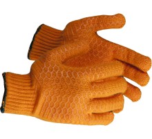 ЗУБР HARD, L-XL, противоскользящее двустороннее перекрестное покрытие, трикотажные перчатки (11278-XL)