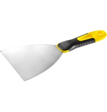 STAYER PROFlat, 120 мм, х-образное профилированное полотно, облегченная двухкомпонентная ручка, нержавеющий шпатель, Professional (10045-12) STAYER PROFlat, 120 мм, х-образное профилированное полотно, облегченная двухкомпонентная ручка, нержавеющий шпатель, Professional (10045-12)
