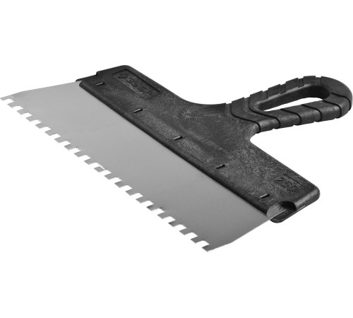 ЗУБР 250 мм, нержавеющая полотно, пластмассовая рукоятка, шпатель фасадный 10078-25-06