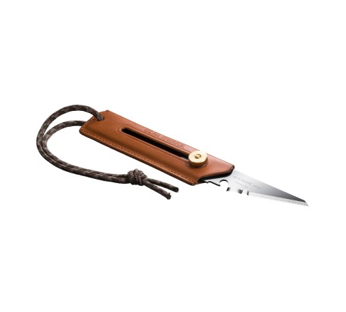 OLFA WORKS BK1 CAMEL BUSHCRAFT KNIFE многоцелевой нож со сменным лезвием с чехлом (OW-BK1L-CL) OLFA WORKS BK1 CAMEL BUSHCRAFT KNIFE многоцелевой нож со сменным лезвием с чехлом (OW-BK1L-CL)