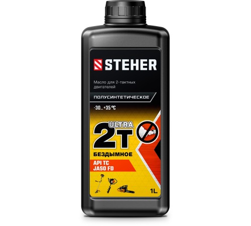 STEHER 2Т-Ultra, 1 л, полусинтетическое масло для 2-тактных двигателей (76004-1) STEHER 2Т-Ultra, 1 л, полусинтетическое масло для 2-тактных двигателей (76004-1)