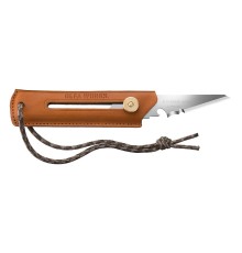 OLFA WORKS BK1 CAMEL BUSHCRAFT KNIFE многоцелевой нож со сменным лезвием с чехлом (OW-BK1L-CL)