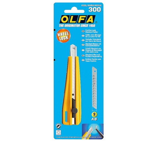 OLFA с сегментированным лезвием 9 мм, нож (OL-300)