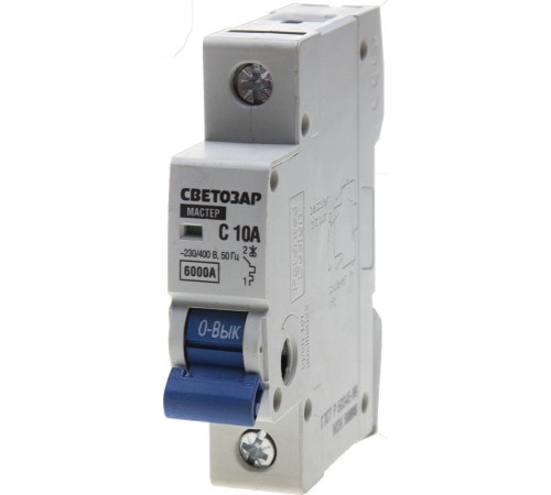 СВЕТОЗАР ВА-60, 1P, 10А, C, 6кА, автоматический выключатель (SV-49061-10-C)