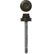 ЗУБР СКД 8028, 80 х 4.8 мм, зем.-коричн., 140 шт (1,42 кг.), кровельный саморез (4-300315-48-080-8028)