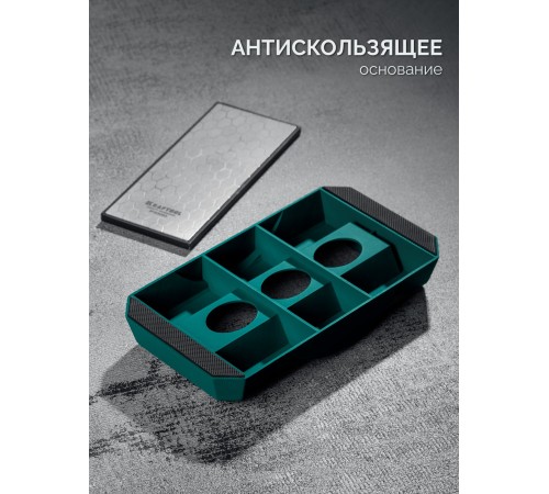 KRAFTOOL DIAMOND DOUBLE Р400/1000, пластина алмазная заточная двухсторонняя (35711-400-1000)