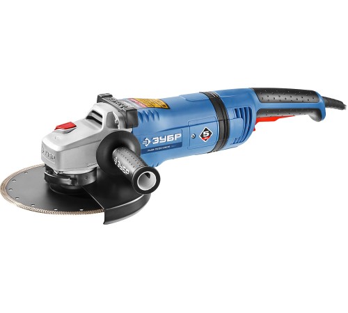 ЗУБР 2600 Вт, d230 мм, УШМ, АВТ, Профессионал (УШМ-П230-2600 ПВ)