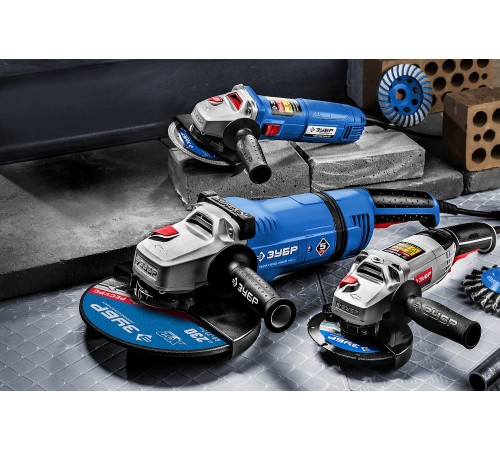 ЗУБР 2600 Вт, d230 мм, УШМ, АВТ, Профессионал (УШМ-П230-2600 ПВ)