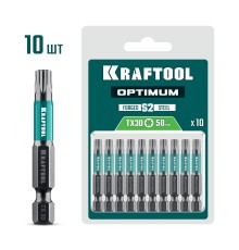 KRAFTOOL OPTIMUM TX 30, 50 мм, 10 шт, биты (26126-30-50-10)