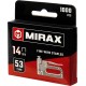 MIRAX скобы тип 53 (A/10/JT21), 14 мм, калибр 23GA. 1000 шт (3153-14)