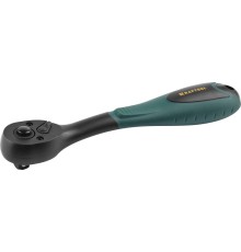 KRAFTOOL 3/8″, 72 зубца, пластиковое покрытие, трещотка для торцовых головок (27796-3/8)