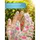 GRINDA COMFORT, M (8), садовые перчатки с прозрачным полиуретановым покрытием, розовые, 13 класс (11291-M)