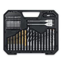 STAYER Unix-40 IMPACT READY, универсальный набор свёрл, HEX 1/4″, 40 предметов (29720-H40)