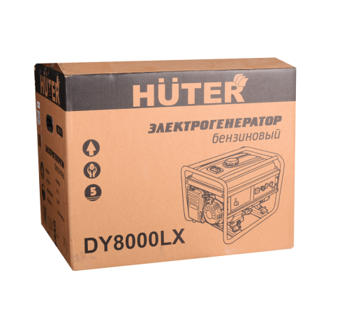 Портативный бензогенератор Huter DY8000LX