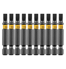 Бита SL5,0х50, сталь S2, шестигранный профиль, 10 шт. Е 6,3 Denzel Бита SL5,0х50, сталь S2, шестигранный профиль, 10 шт. Е 6,3 Denzel