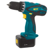 Дрель-Шуруповерт акк. 12,0 В; 0-550 об/мин; 14,0 Нм; 2 (Ni-Cd) 1,3 Ач; 3-5 ч.; рез. накл.; кейс CD-12RC