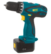 Дрель-Шуруповерт акк. 12,0 В; 0-550 об/мин; 14,0 Нм; 2 (Ni-Cd) 1,3 Ач; 3-5 ч.; рез. накл.; кейс CD-12RC