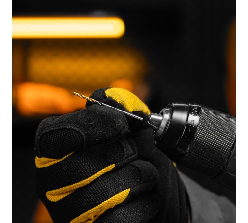 Сверло спиральное по металлу 2 x 49 мм, Р6М5, Golden Tip , 2шт. Denzel