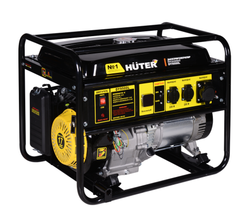 Портативный бензогенератор Huter DY9500L Портативный бензогенератор Huter DY9500L