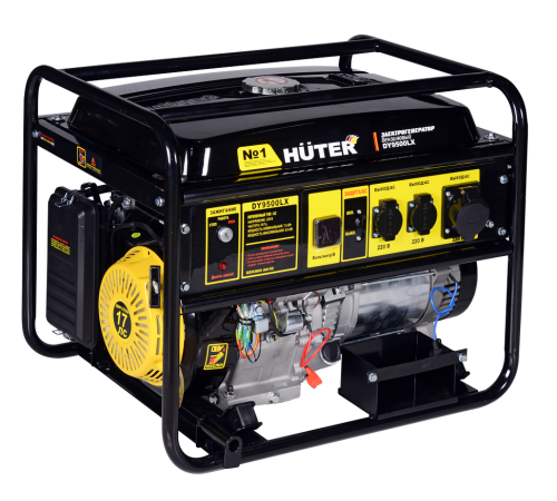 Портативный бензогенератор Huter DY9500LX Портативный бензогенератор Huter DY9500LX