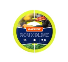 Леска Roundline D 2,0 мм L 15 м (круглая, желтая)
