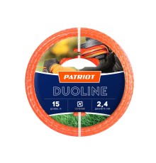 Леска Duoline D 2,4 мм L 15 м (скрученный квадрат, двухцветная) Леска Duoline D 2,4 мм L 15 м (скрученный квадрат, двухцветная)